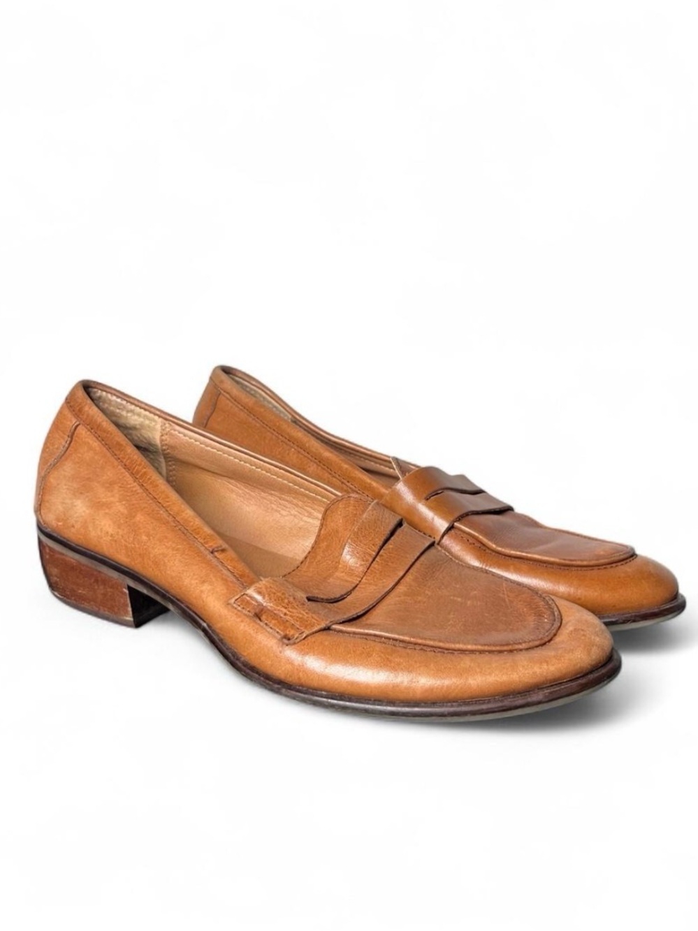 Latigo Women’s Brown Leather Irv Penny Loafer Size 8.5 Preppy Academia
